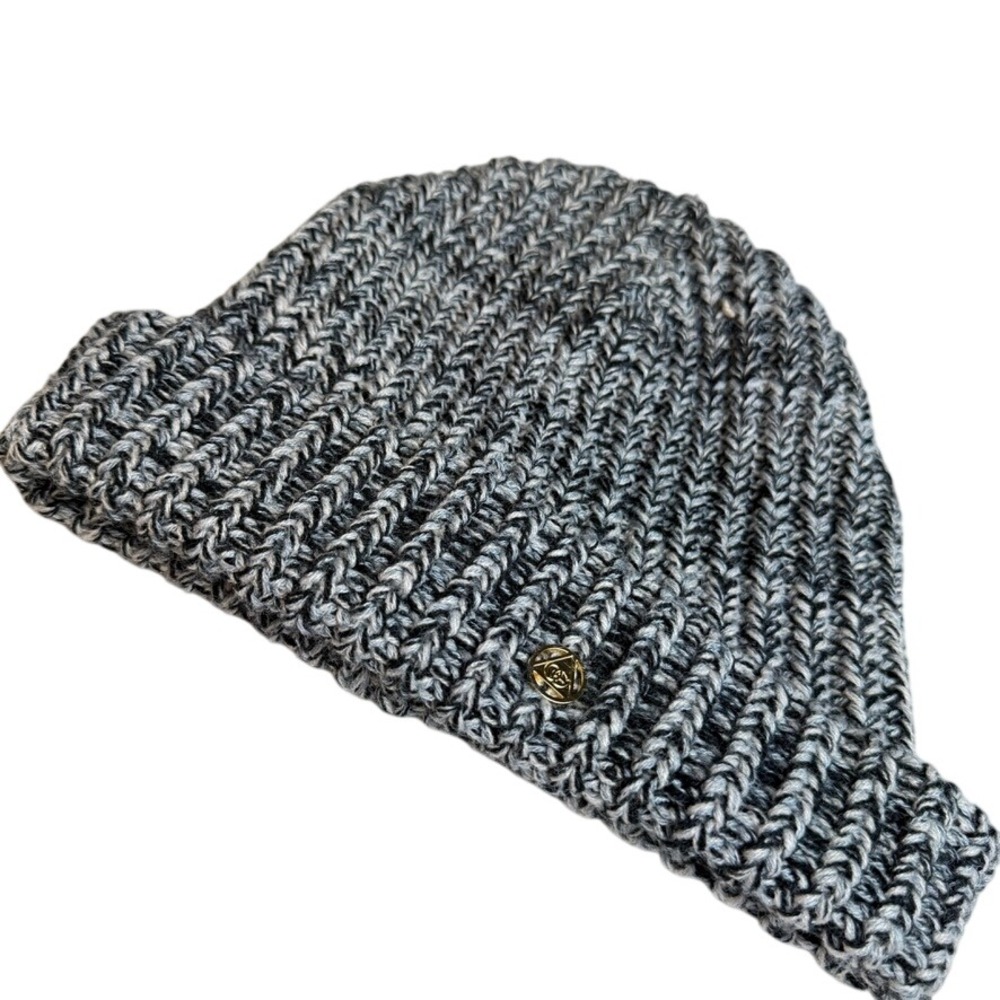 Obey Marled Knit Beanie OS Grey Black Streetwear Skater Winter Hat Toque Grunge